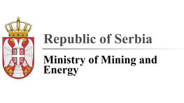 Ministry of Mining and Energy in Republic of Serbia